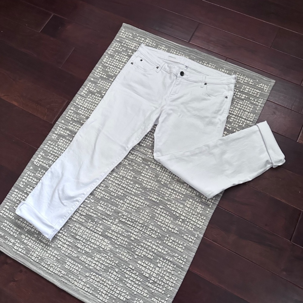 Kut from the Kloth "Catherine" Boyfriend Jeans – White – Size 14